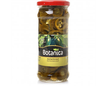 Перец Халапеньо резаный консервированные Botanica 370 мл