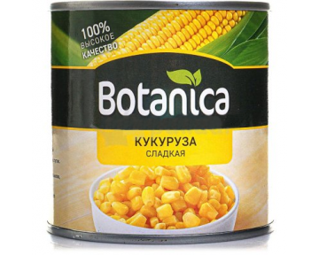 Кукуруза сладкая консервированная Botanica 425 мл 5 шт