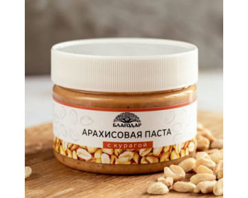 Паста арахисовая "С курагой" 250 гр