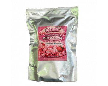 Мороженное сублимированное клубничное пачка 200 гр